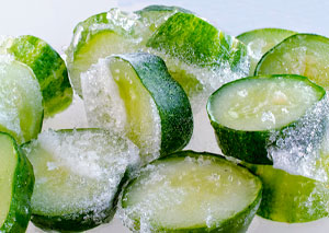 frozen cucumber